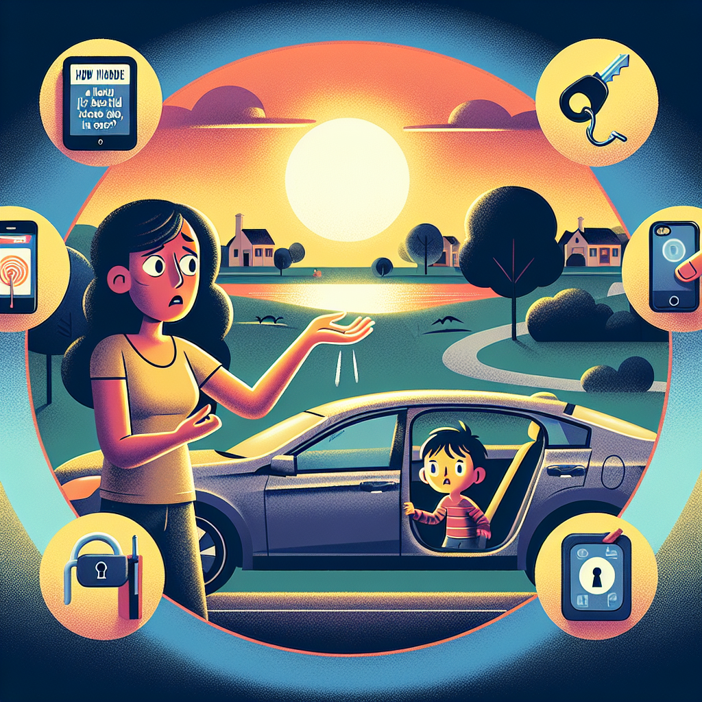 How To Handle A Lockout If Your Child Is Locked Inside The Car - RevLock